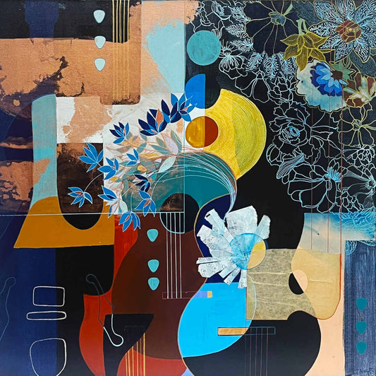 Audrey Bazinet - Shine On You Crazy Diamond 36x36