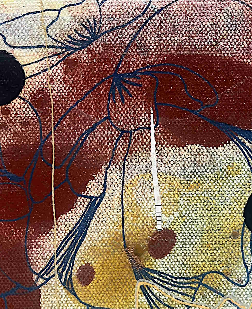 Audrey Bazinet - Boho Blues 1 20x20