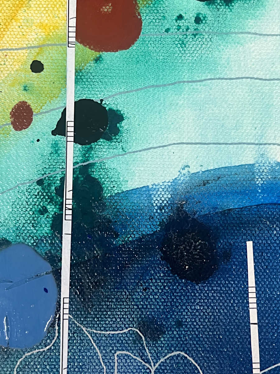Audrey Bazinet - Boho Blues 3 20x20
