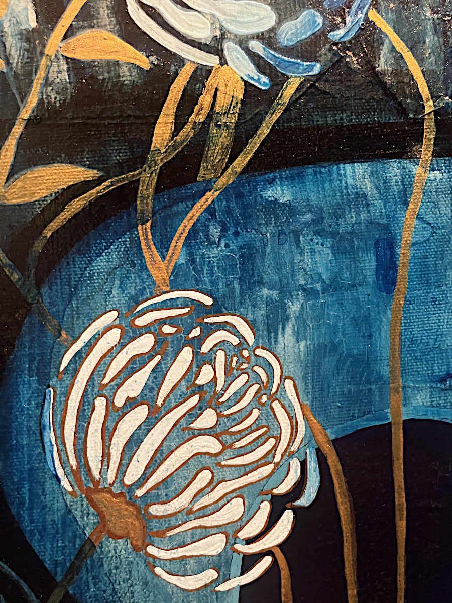 Audrey Bazinet - Chromatic Bloom 36x36