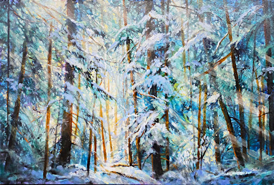 Bev Rodin - Winter Forest 24x36