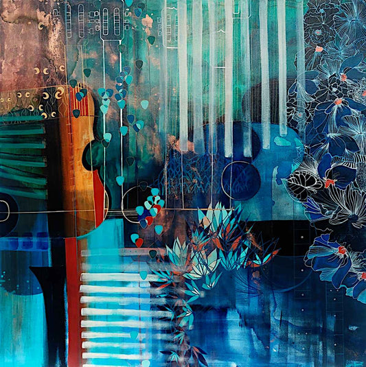 Audrey Bazinet - Bloom 48x48