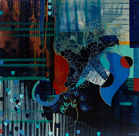 Audrey Bazinet - Blue Bayou 36x36