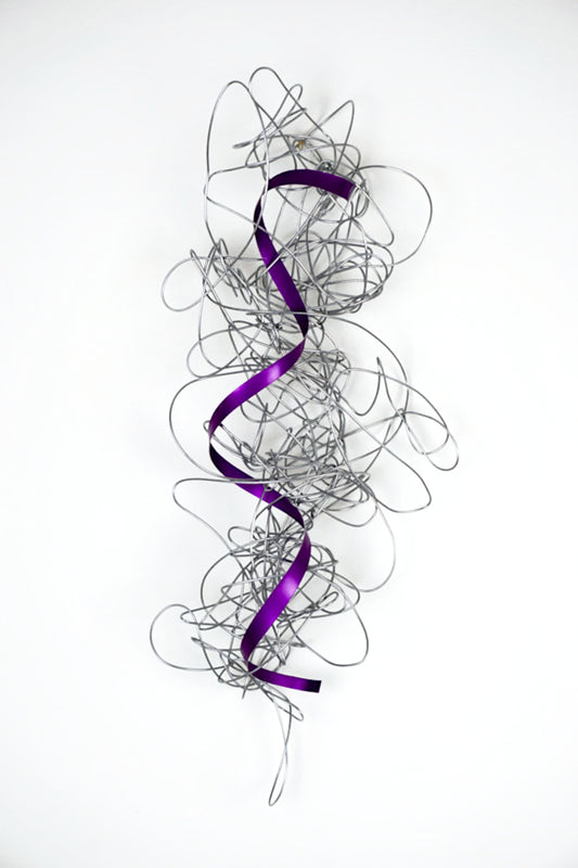 Catherine Gutsche - Ribbon Dance Wisteria 21x8