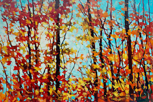 Vera Kisseleva - Crimson Retreat 40x60