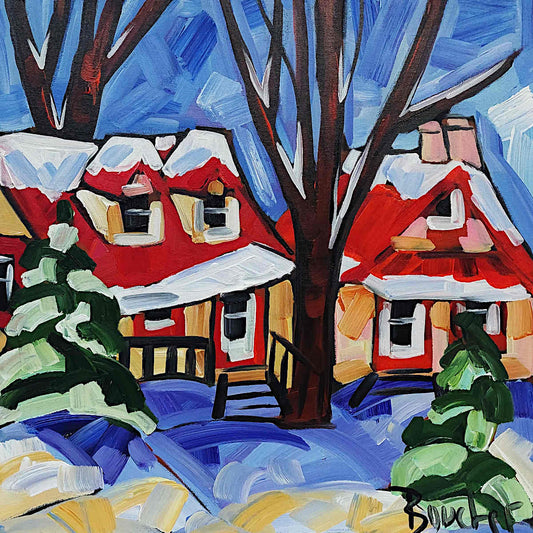 Marie-Claude Boucher - Douceur d’hiver 20x20