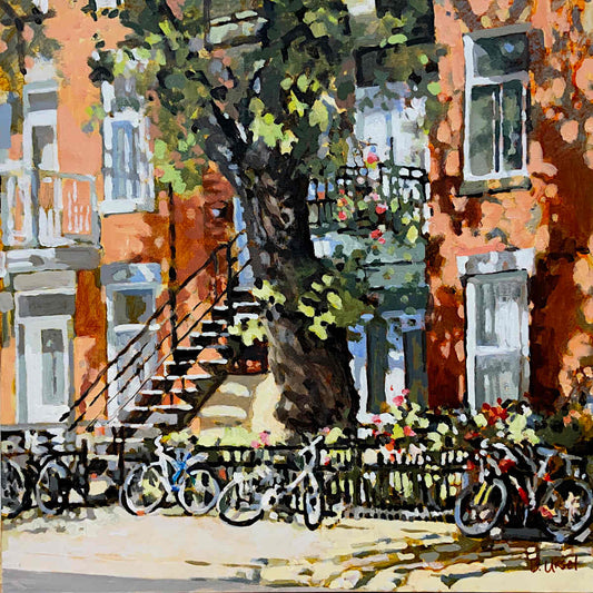 Barbara Ursel - Gathering Place 24x24