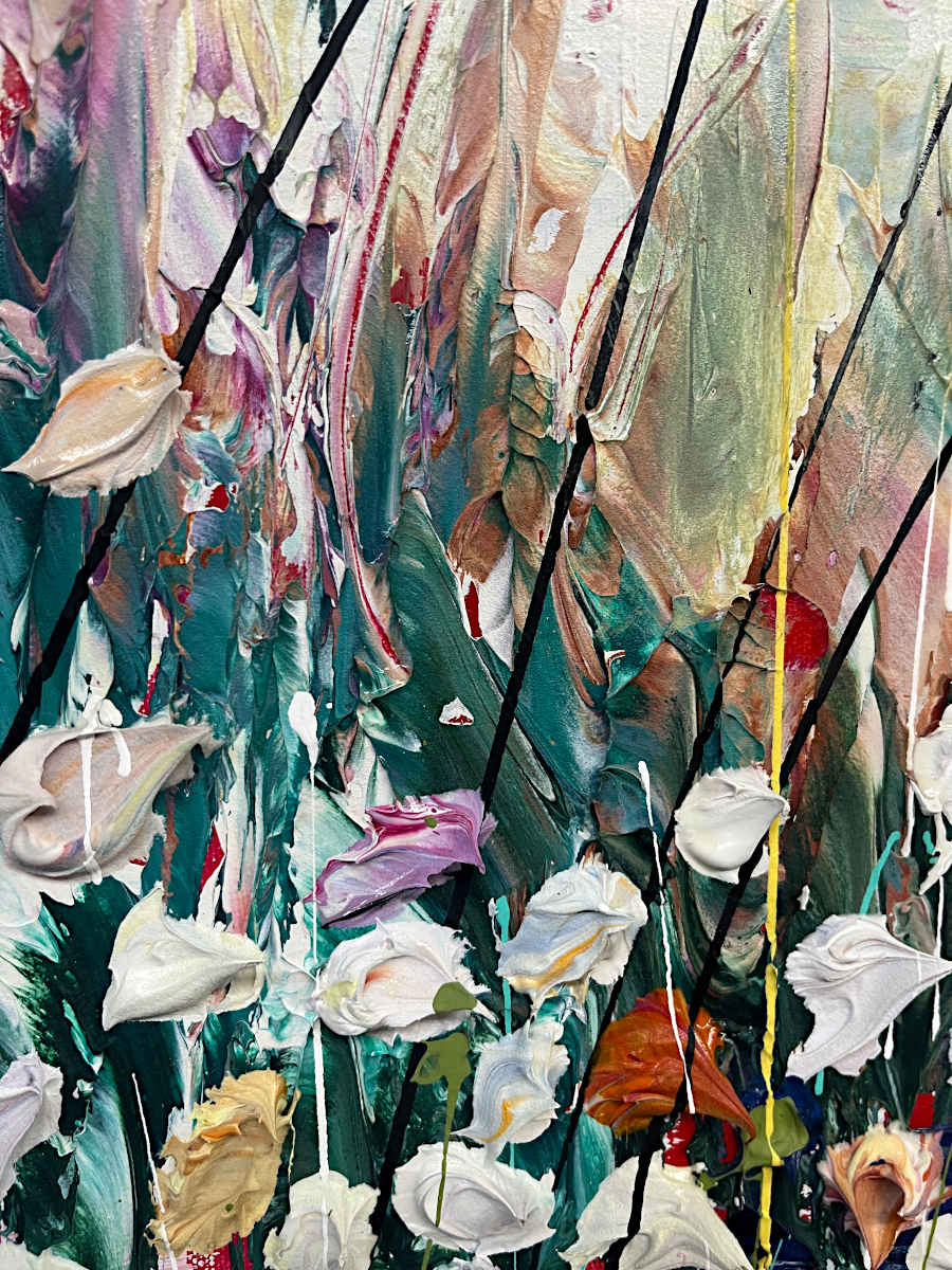 Pietro Adamo - Glowing Meadow 48x48