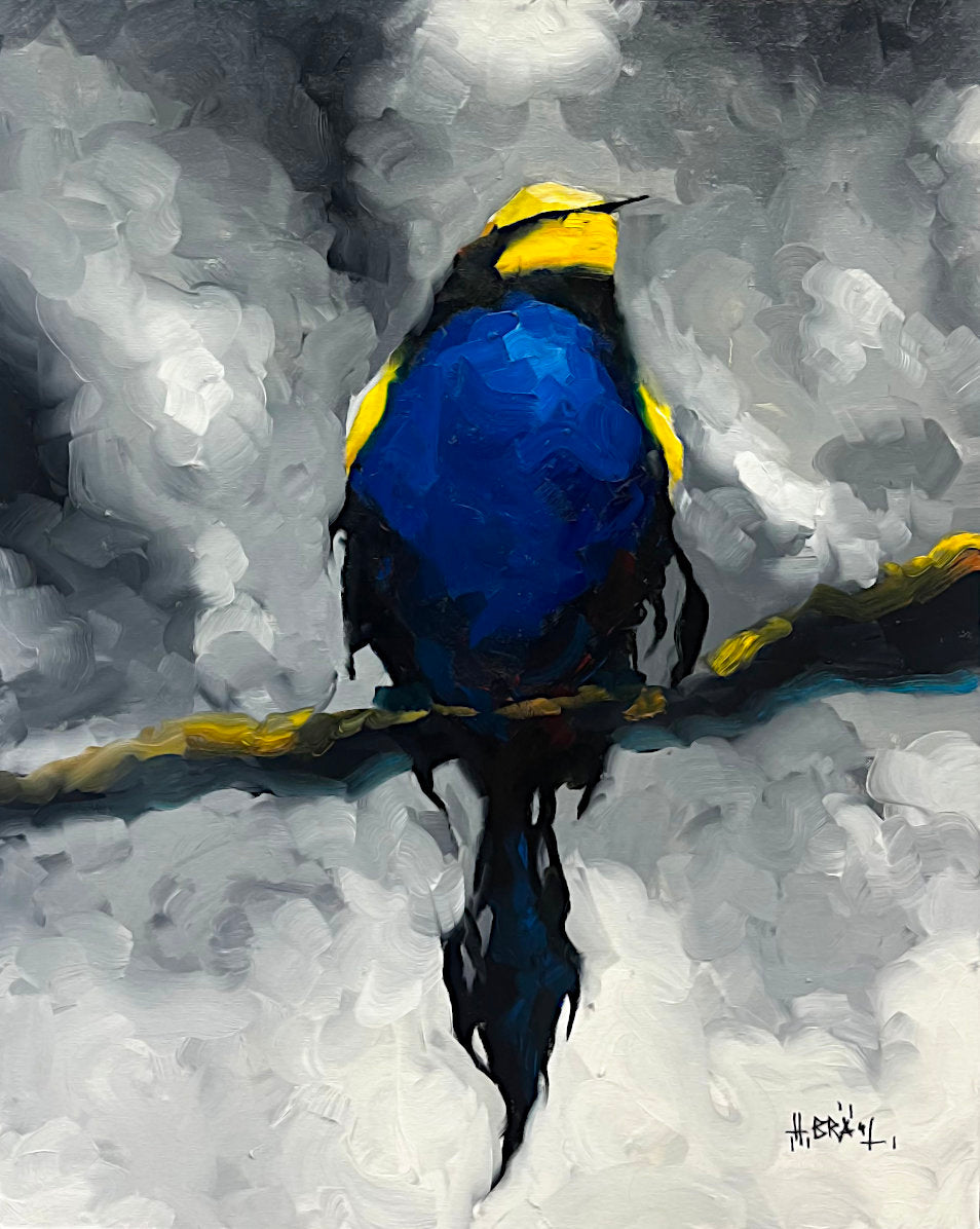 Harold Braul - Blue Tuxedo 30x24