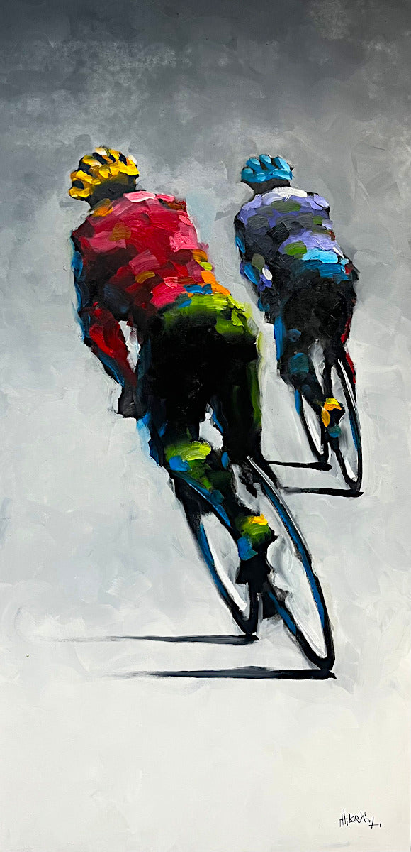 Harold Braul - Catching Up 48x24
