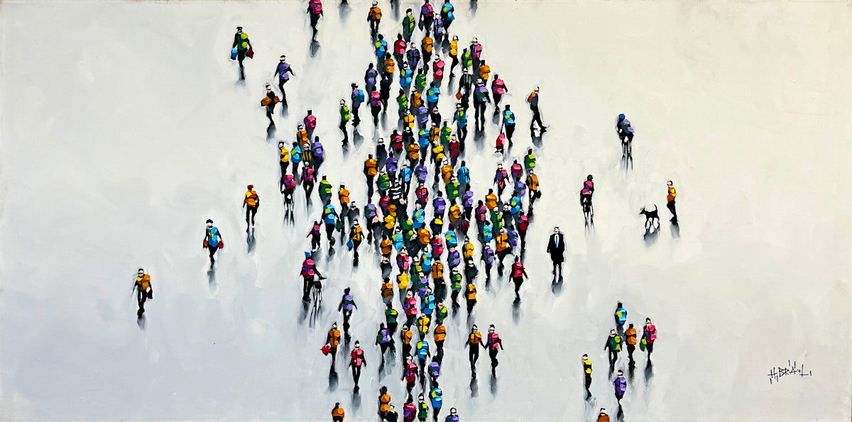 Harold Braul - City Life 30x60