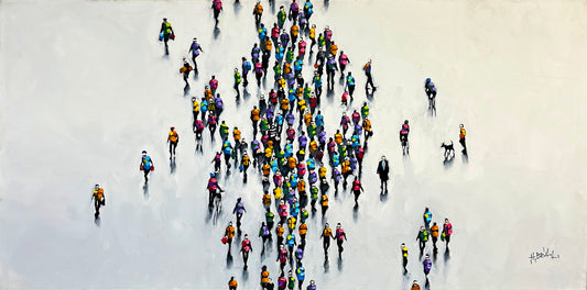 Harold Braul - City Life 30x60