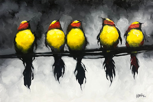 Harold Braul - Morning Banter 24x36