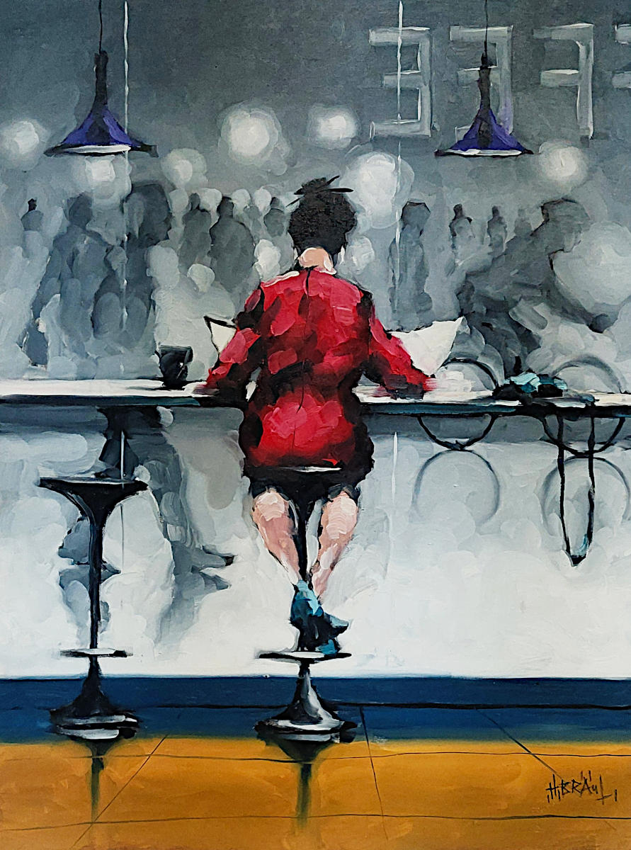 Harold Braul - Waiting on a Friend 40x30