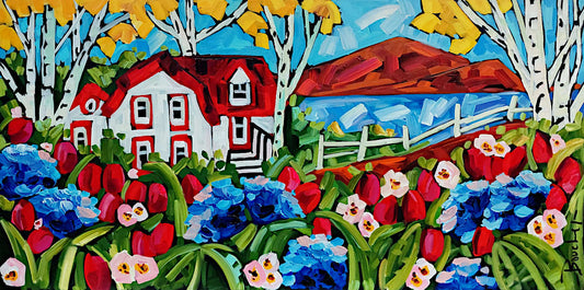 Marie-Claude Boucher - Jardin en eveil 30x60