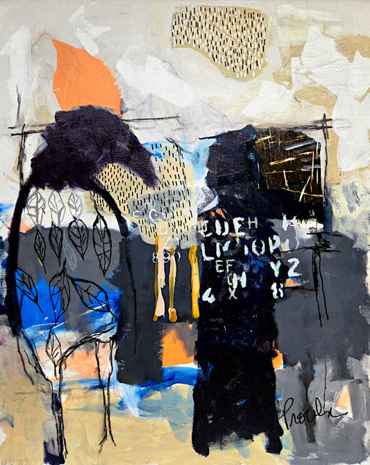 Johanne Proulx - Conversation de natuere 30x24