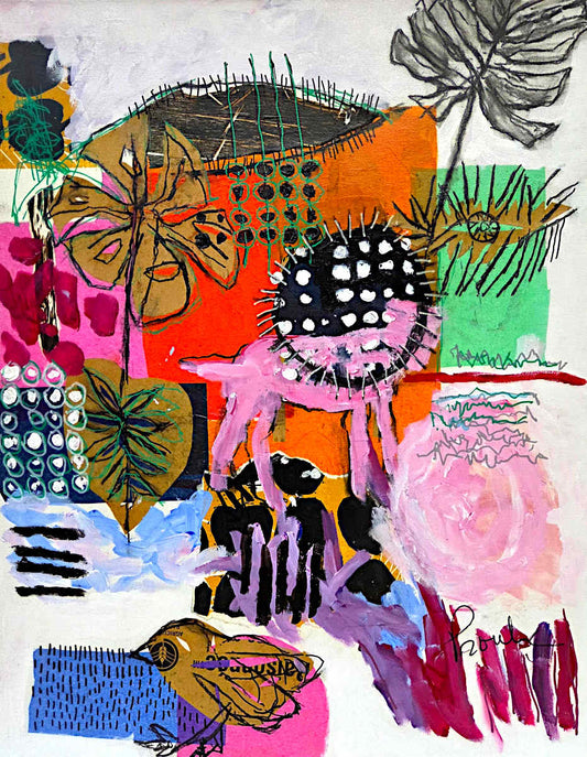 Johanne Proulx - Petite jungle de ville 30x24