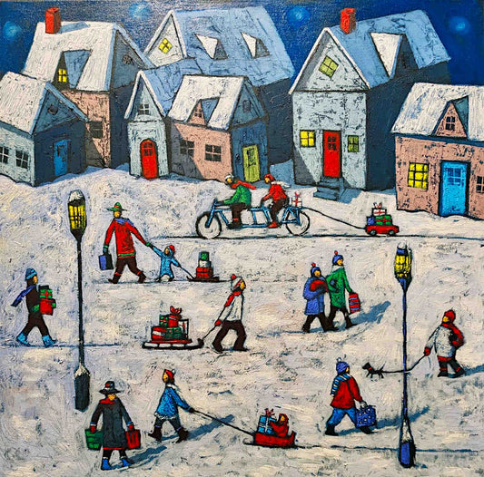 John Marok - Parcels and Promises 24x24