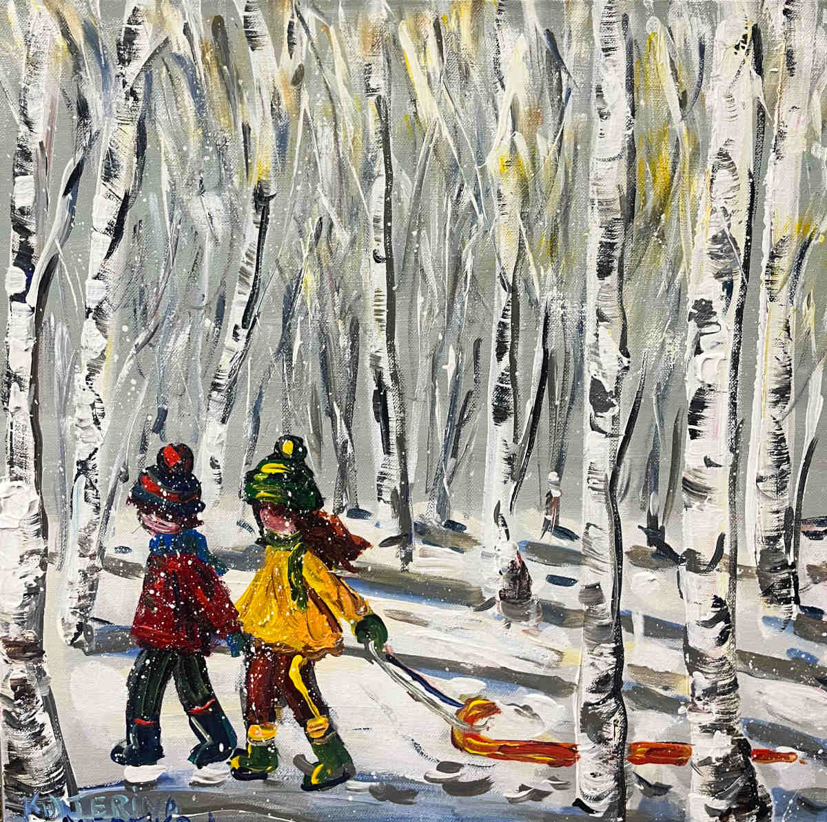 Katerina Mertikas - With Our Sled 20x20