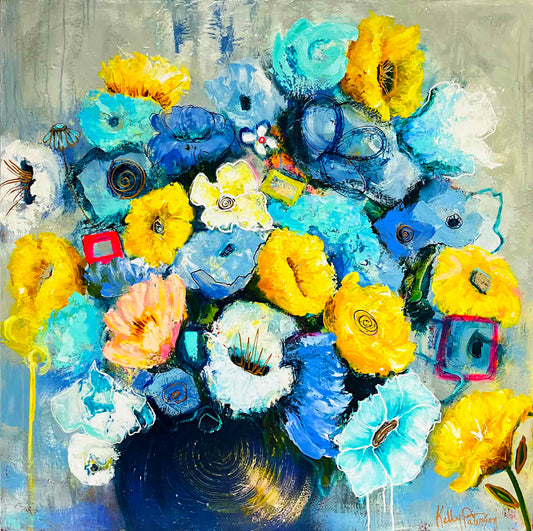 Kelly Paterson - You Left With My Heart 40 x 40