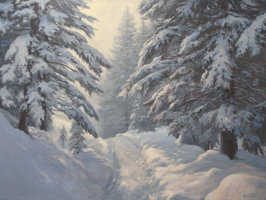 Marie-Claude Courteau - L'éclarcie, 30x40