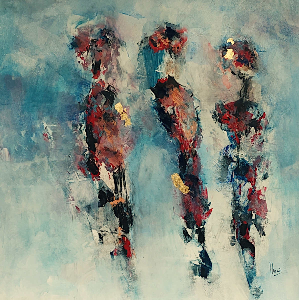 Georges Mamàn - La force de l'amitié 36x36