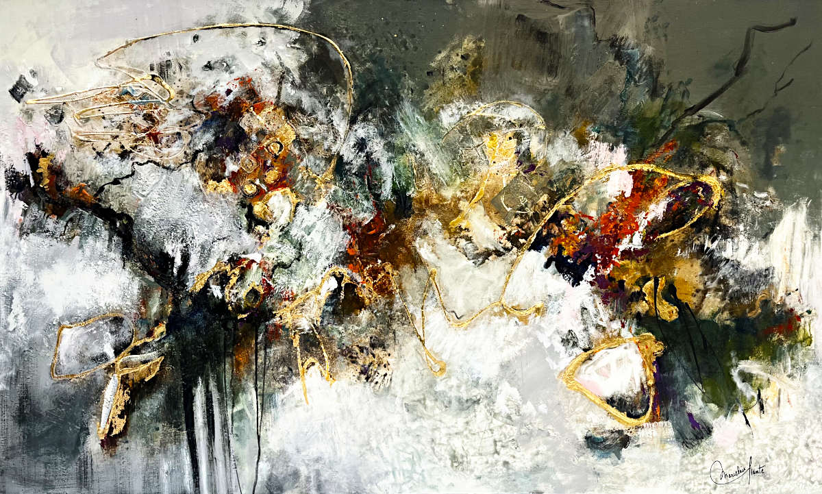 Mariclair Plante - Golden Threads of Unity 36x60