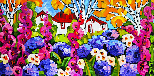 Marie-Claude Boucher - Méli-Mélo Floral 30x60