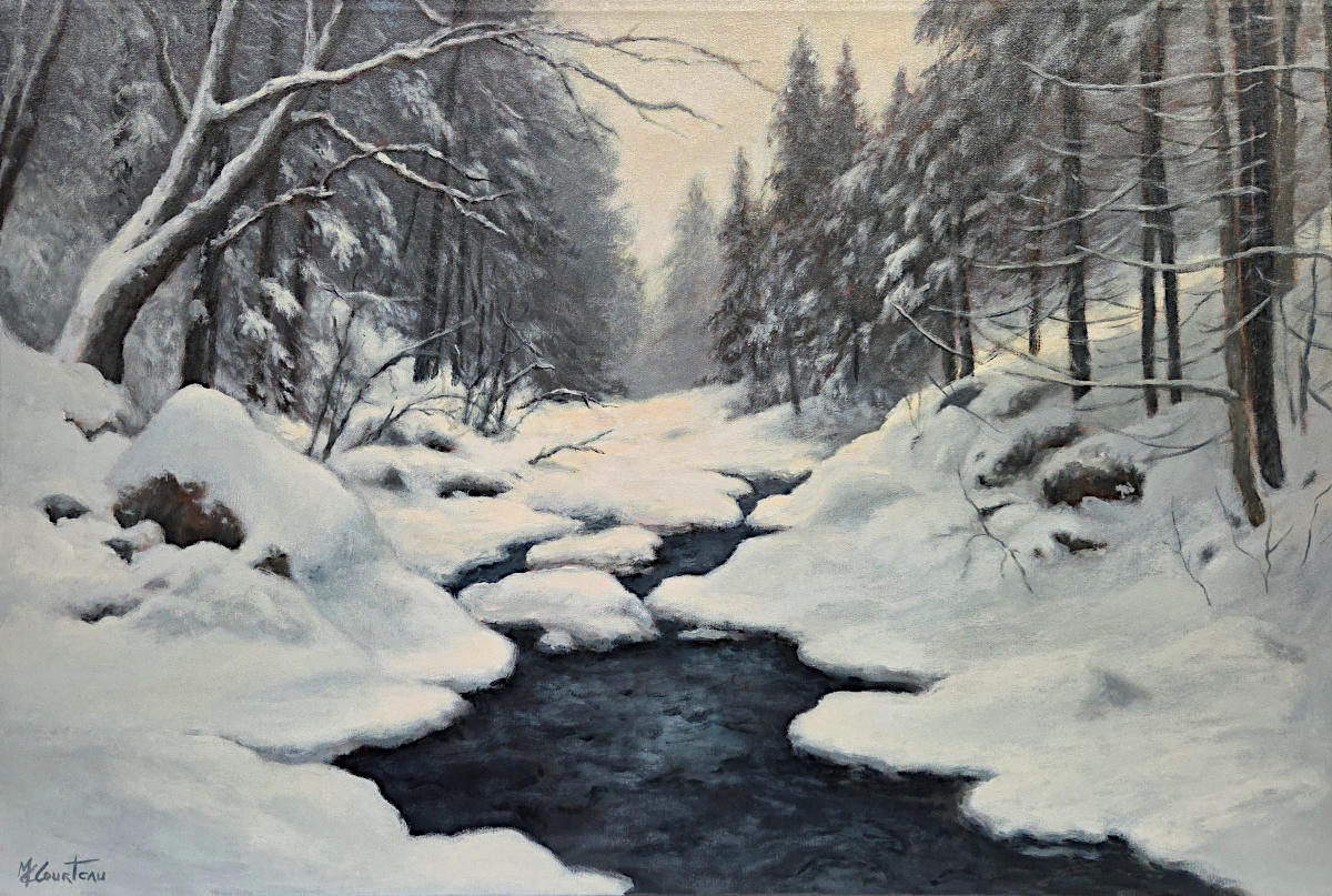 Marie-Claude Courteau - Douceur printanière 20x30