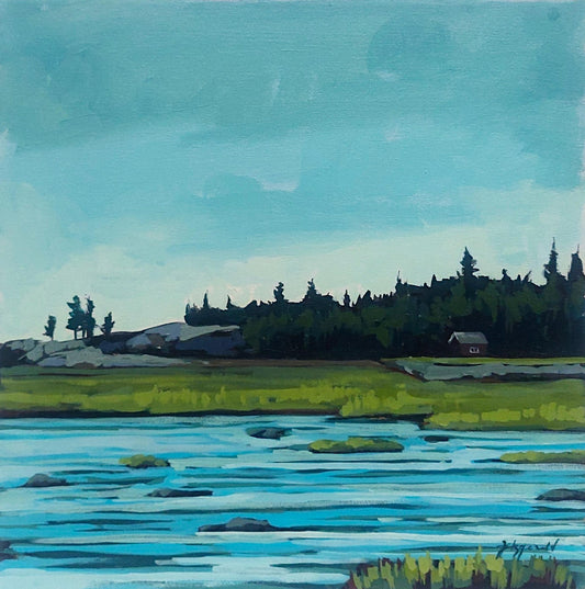Megan FitzGerald - Marshy Cottage 16x16