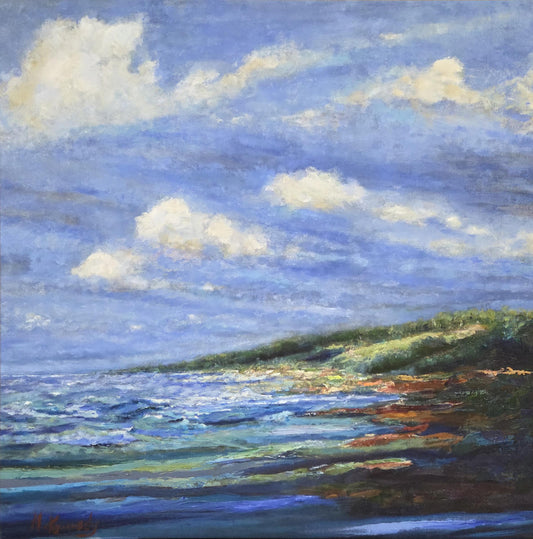 Mary Kennedy - Treasures on the Beach Walk II 30x30