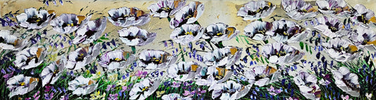 Maya Eventov - Morning Poppies 20x72