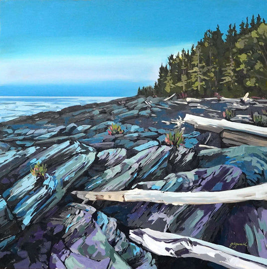 Megan FitzGerald - Moonlight Hike 36x36