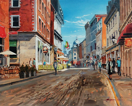 Eugenio Cohaila - Old Montreal 24x30