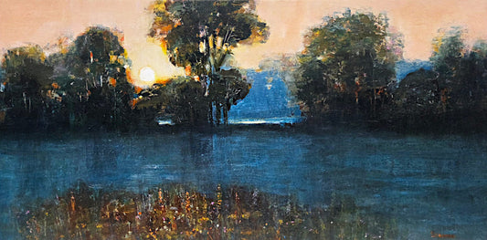 Oleg Sceniov - Lake Reflections 18x36