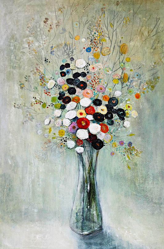 Oleg Sceniov - The Glass Vase 36x24