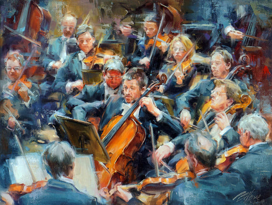 Patricia Bellerose - Blurred Concerto 18x24