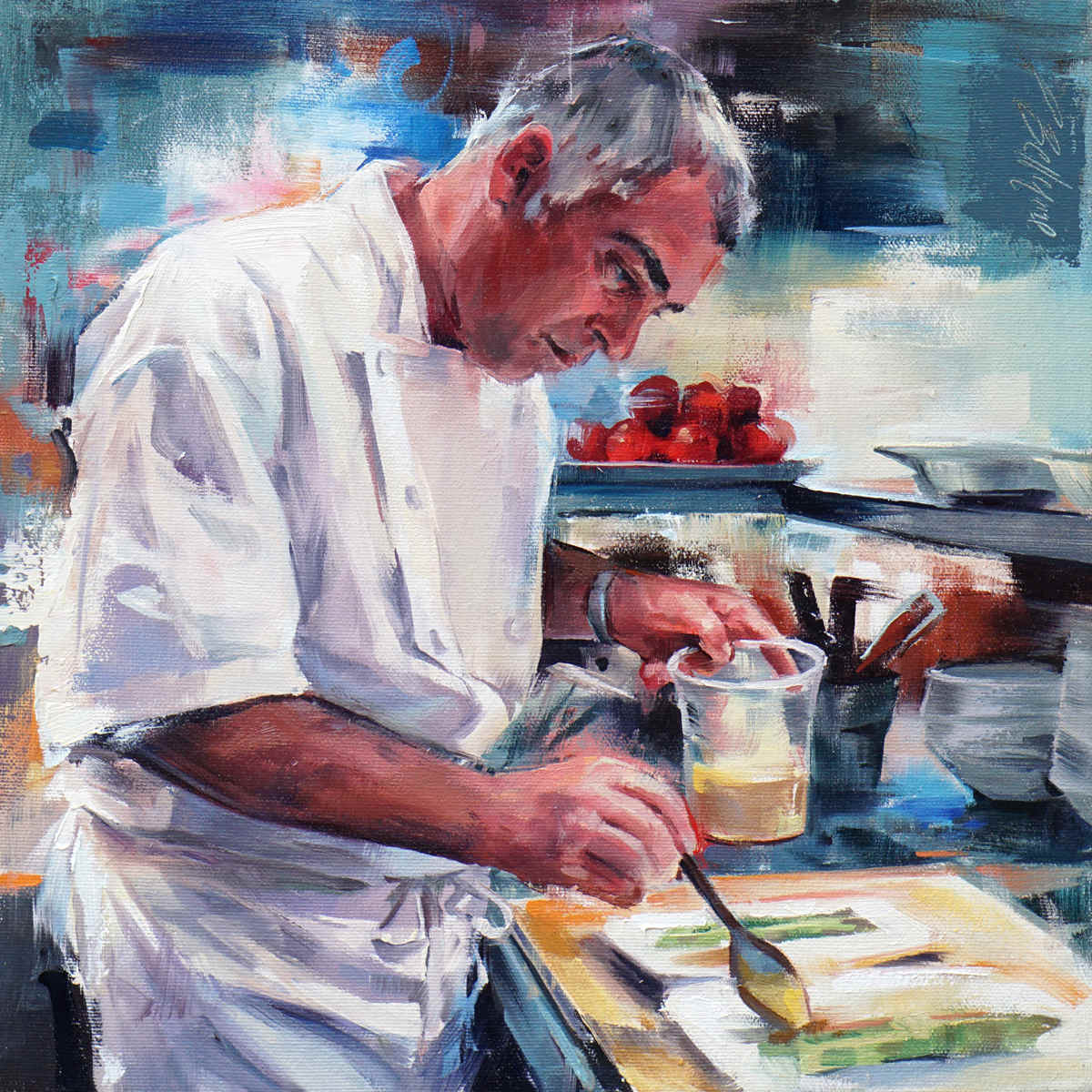 Patricia Bellerose - Chef Marino's dish, Ferreira Café 12x12