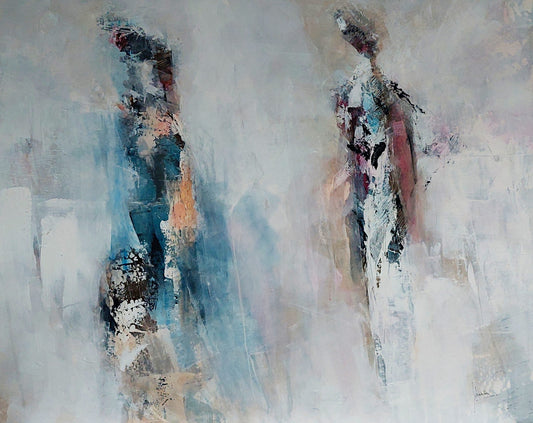 Georges Mamàn - Singularité de couple 48x60