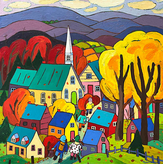 Terry Annany - Le Retour Des Enfants 30x30