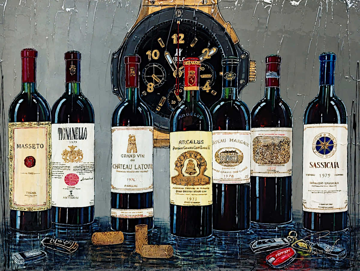 Nathalie Chiasson - Time for Wine commission 30x40
