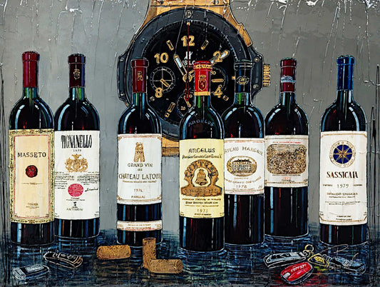 Nathalie Chiasson - Time for Wine commission 30x40
