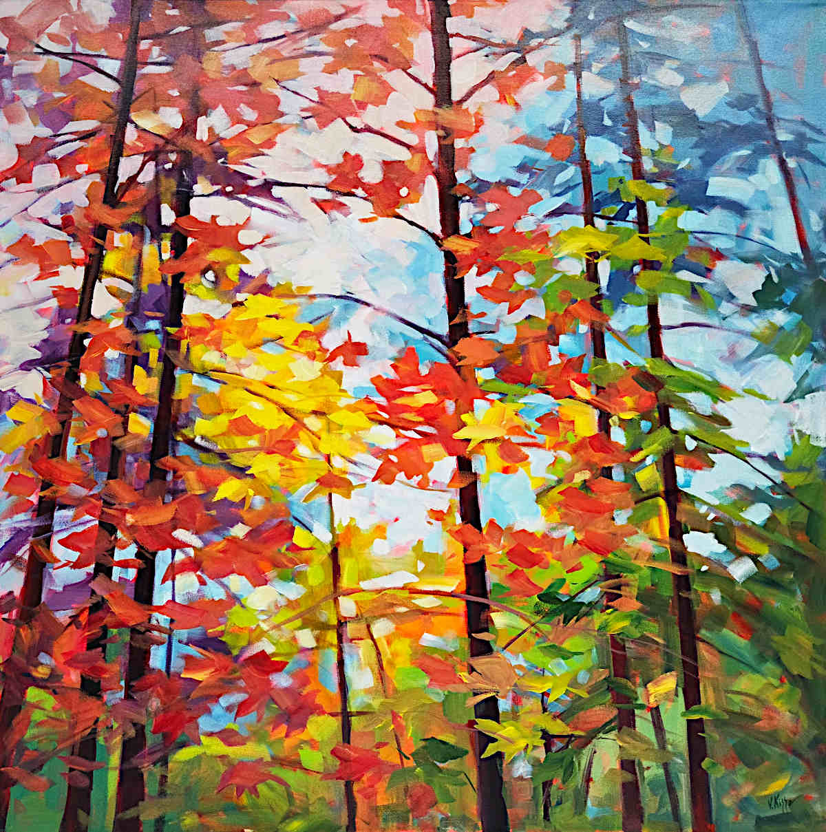 Vera Kisseleva - A Warm Farewell 36x36