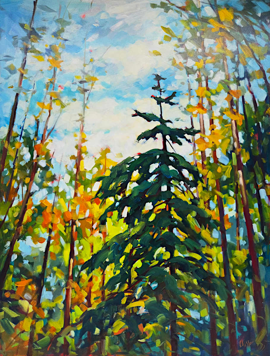 Vera Kisseleva - Reaching for the Sky 40x30