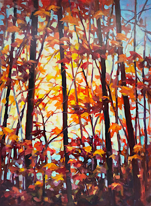 Vera Kisseleva - The Last Gold of Autumn 48x36