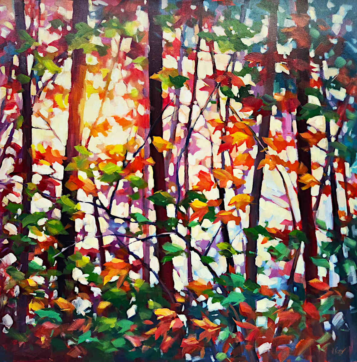 Vera Kisseleva - The Unveiling Light 36x36