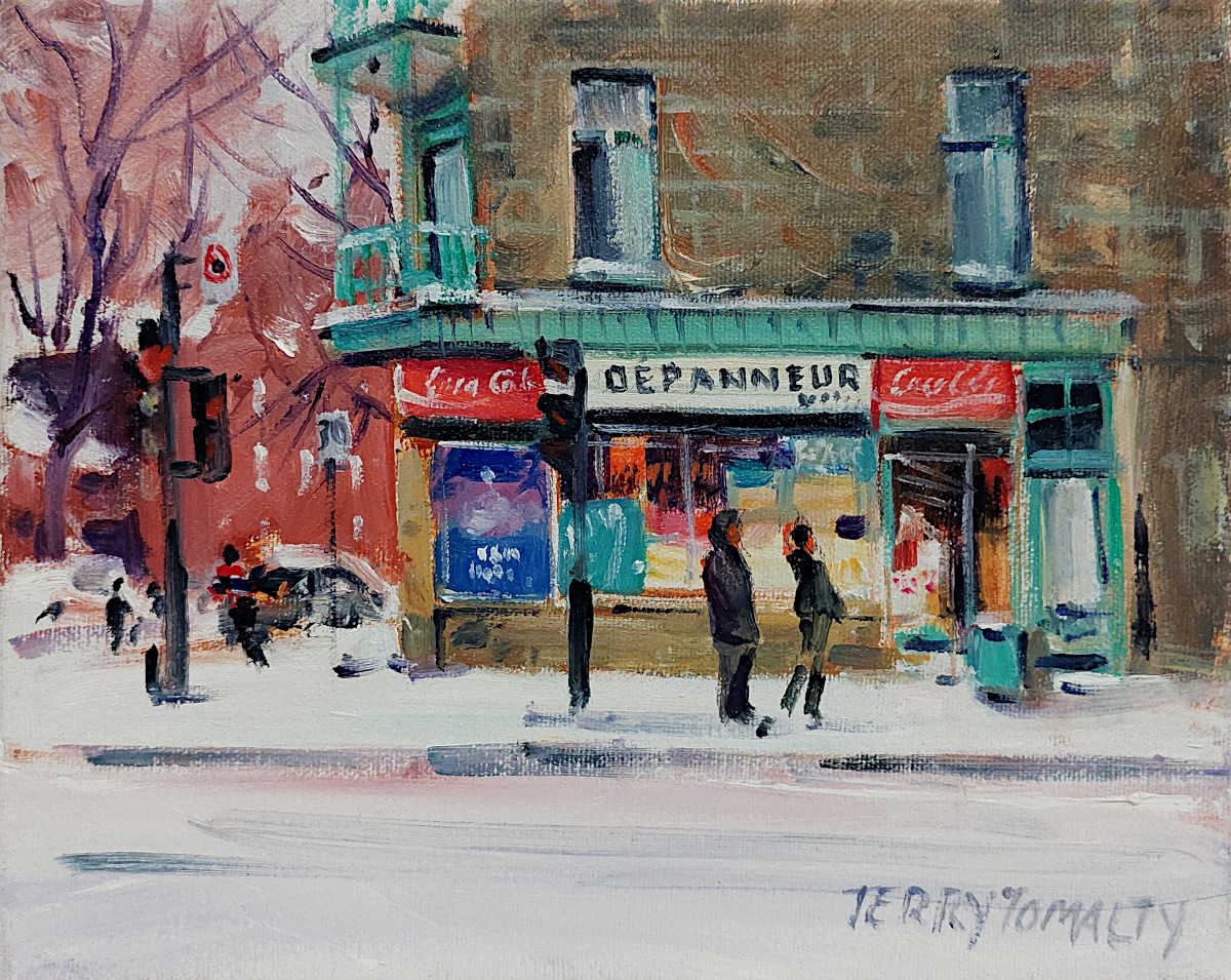 Terry Tomalty - Waiting For The Bus 8x10