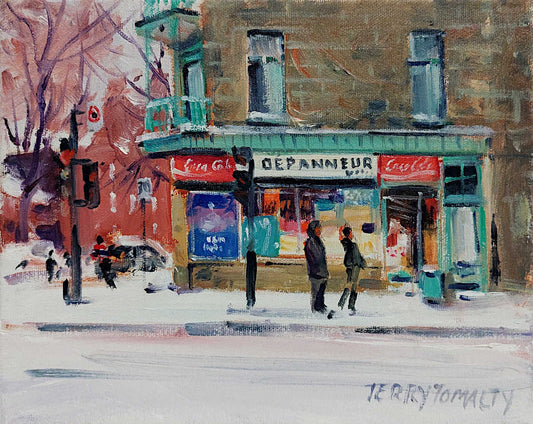 Terry Tomalty - Waiting For The Bus 8x10