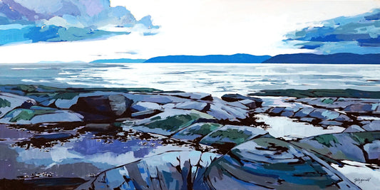 Megan FitzGerald - When the Ocean Meets the River 24x48