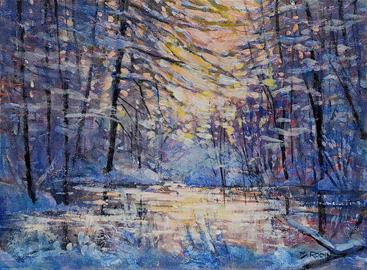 Winter Pond 12x16